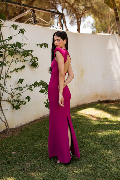 Vestido Claudia Fresa