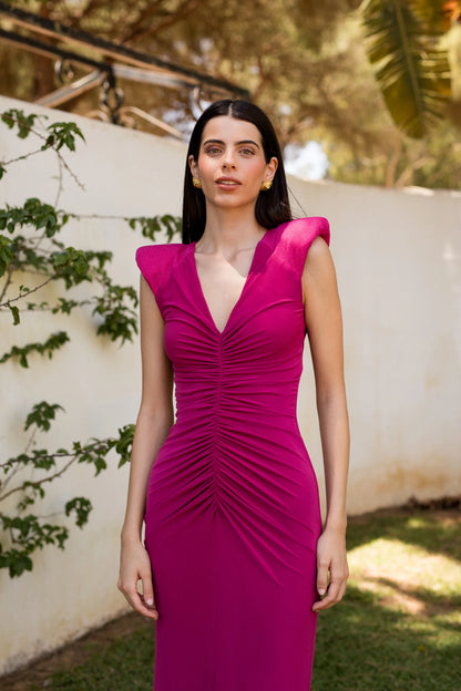 Vestido Claudia Fresa