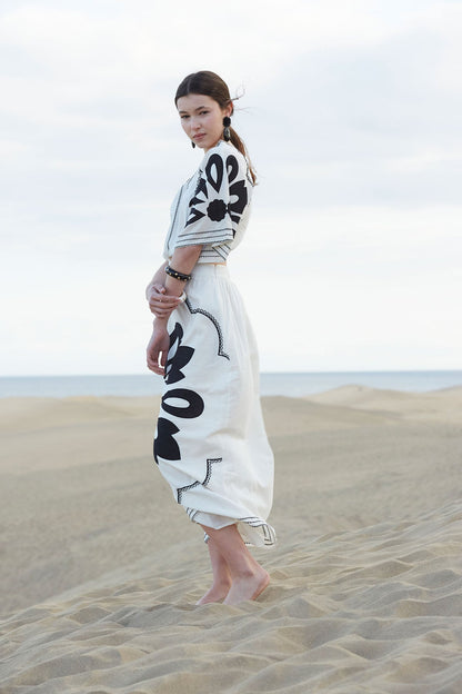 Conjunto Sidonie Blanco/Negro