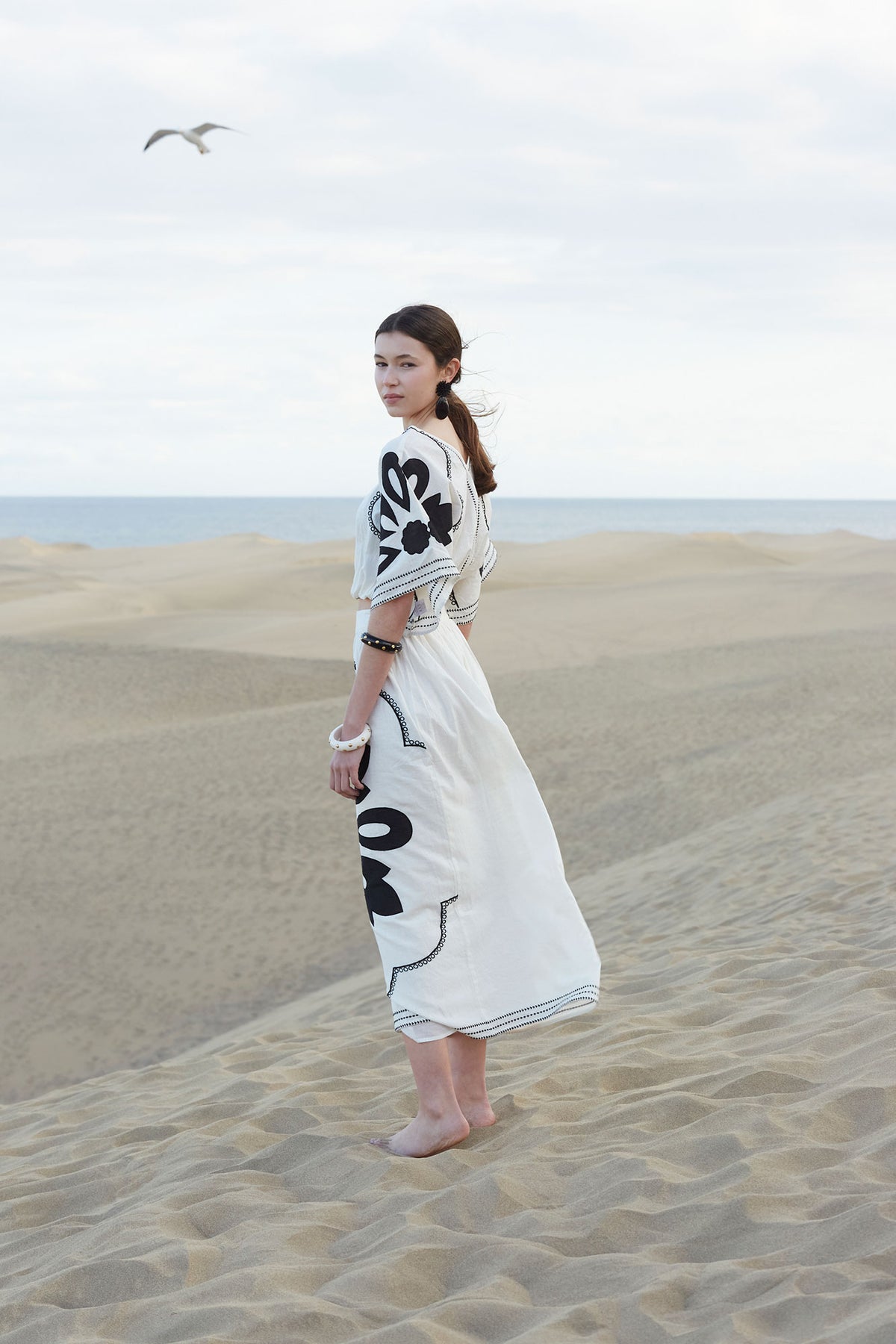 Conjunto Sidonie Blanco/Negro