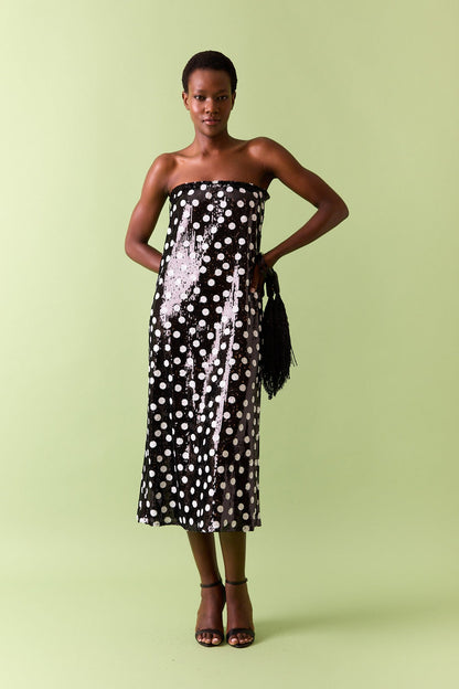 Vestido Lentejuelas Negro
