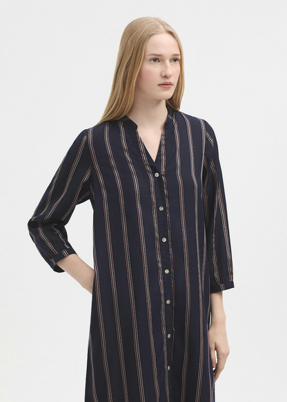 Camisa Jacquard Cuello Mao