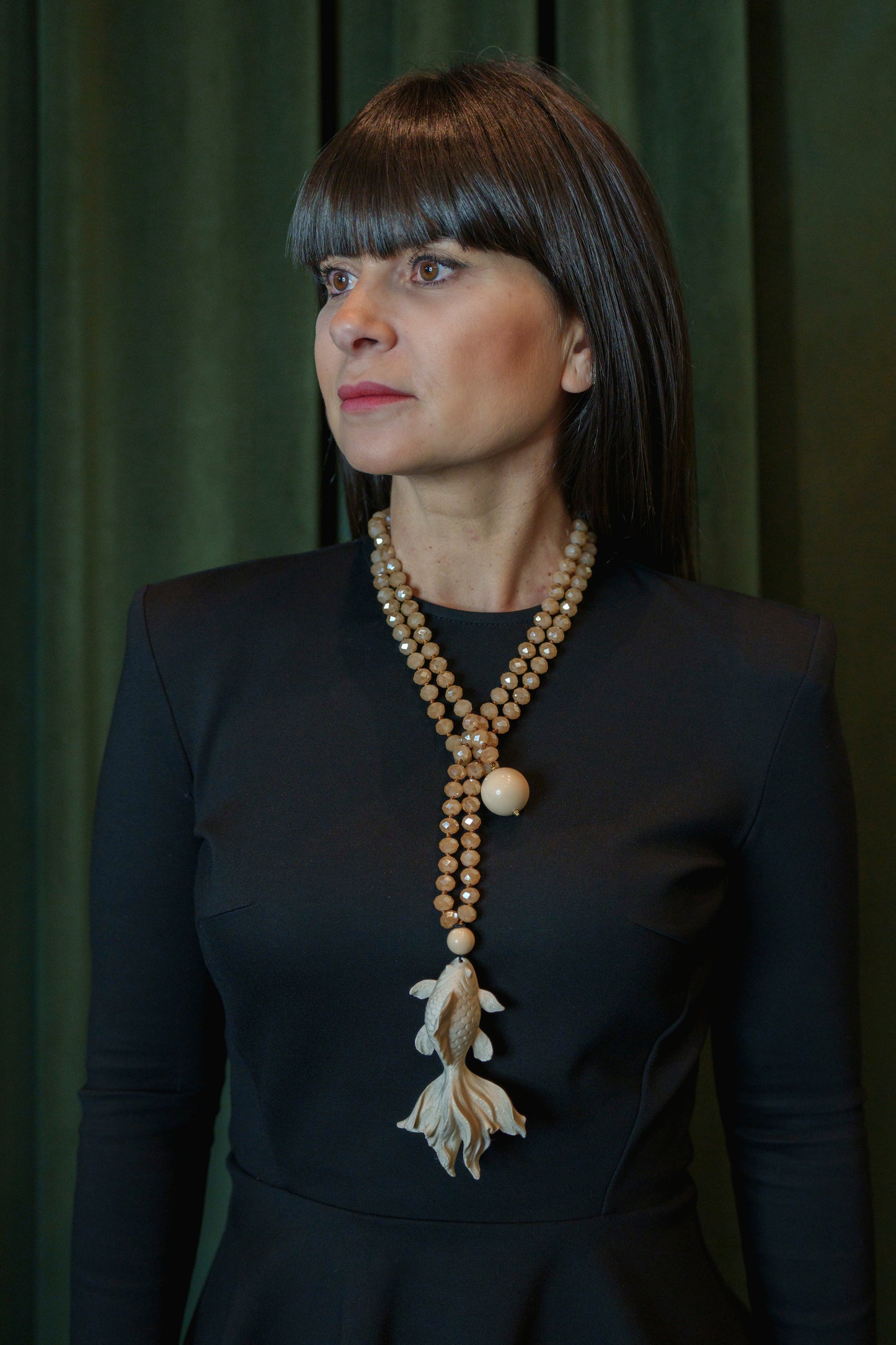 Collar Koi Beige