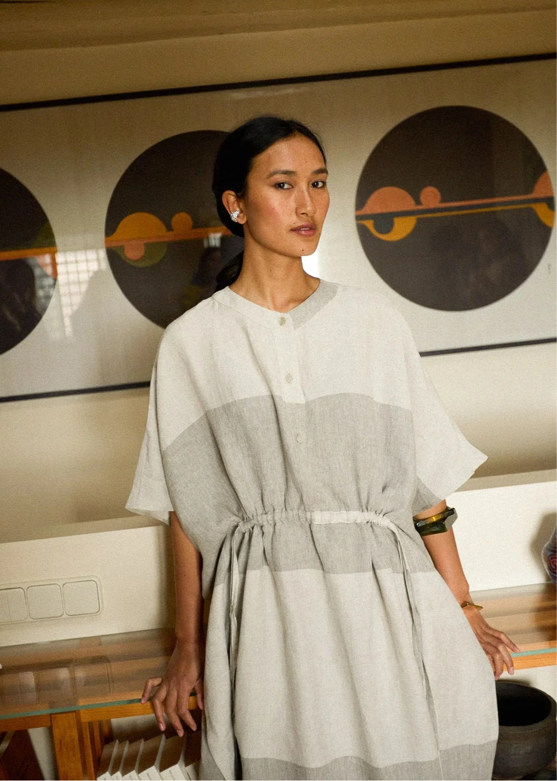 Kaftan Eire Grey