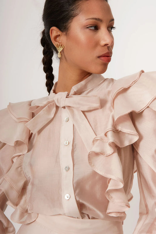 Blusa Elisa Beige Rosado