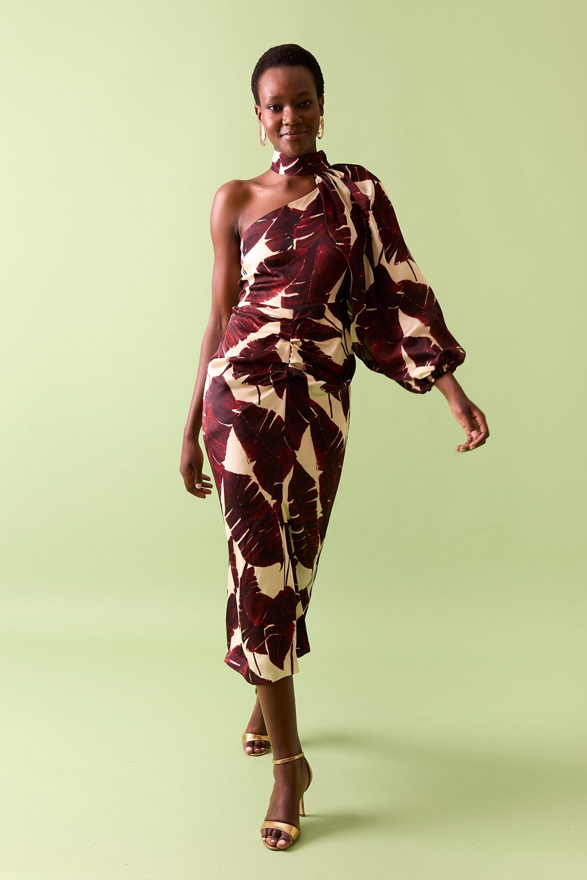 Vestido Famara Print - Manga desmontable