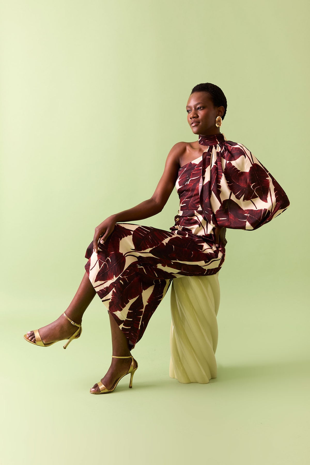 Vestido Famara Print - Manga desmontable