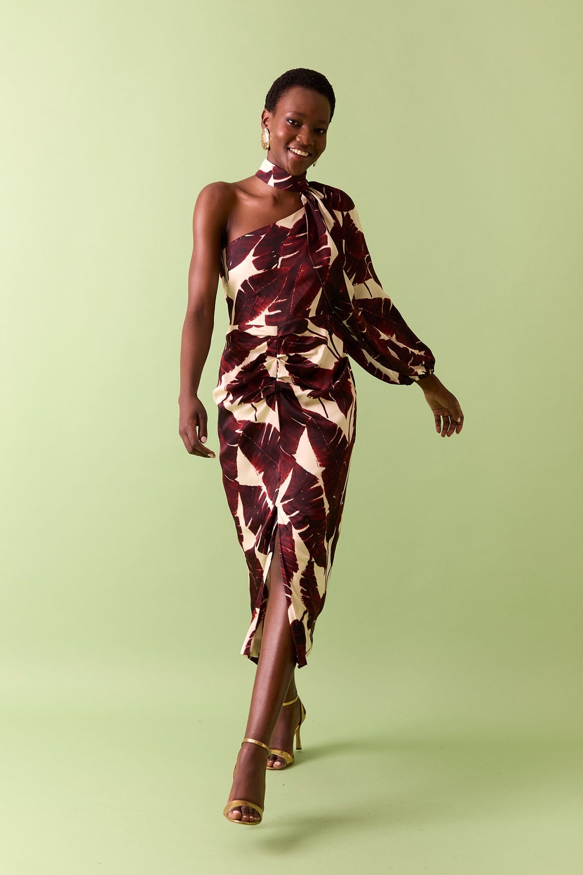 Vestido Famara Print - Manga desmontable