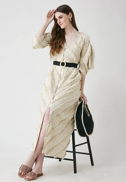 Vestido Fern Beige