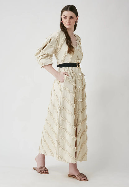 Vestido Fern Beige
