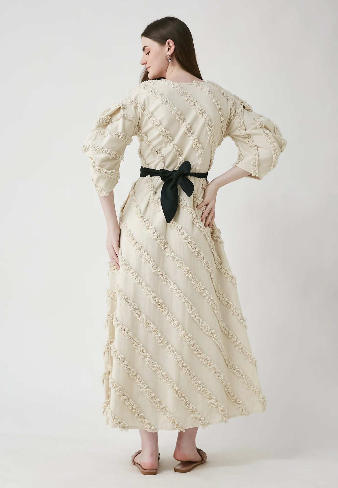 Vestido Fern Beige