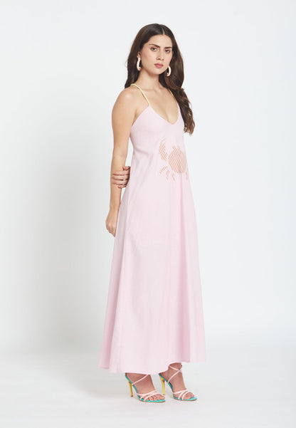 Vestido Fiore Rosa