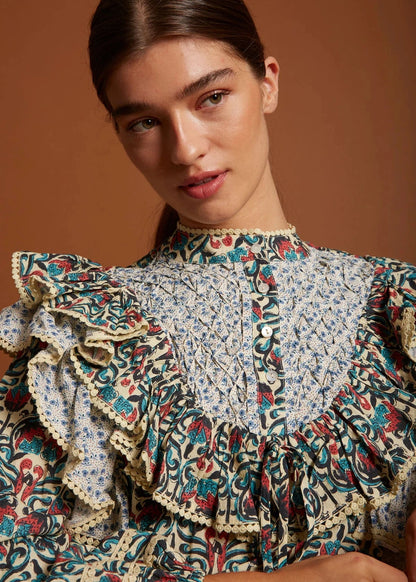 Camisa Gaia Azul