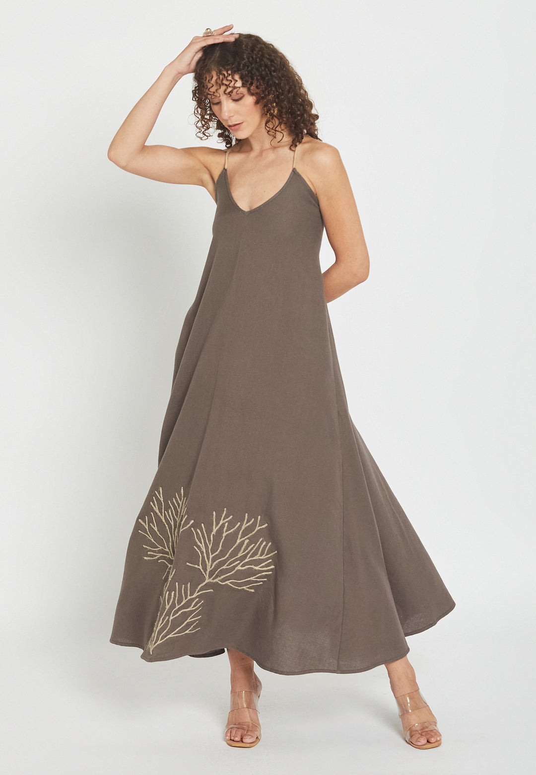 Vestido Gilded Mocha