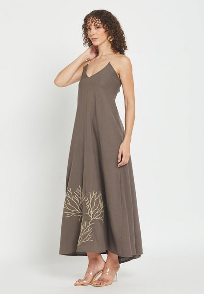 Vestido Gilded Mocha