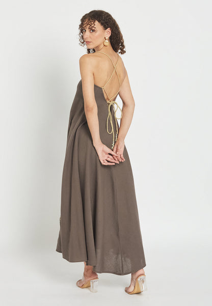 Vestido Gilded Mocha