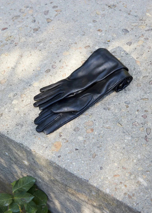 Guantes Piel Negros