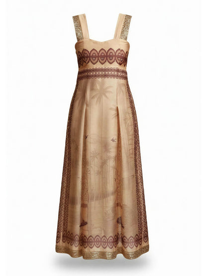 Vestido Canto de Helecho - Melocotón