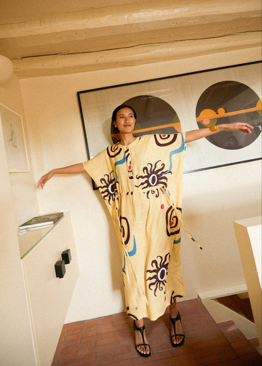 Kaftan Helia Yellow