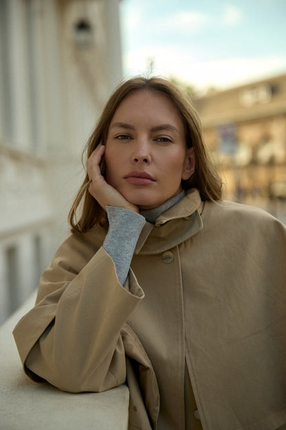 Gabardina Hemera Beige