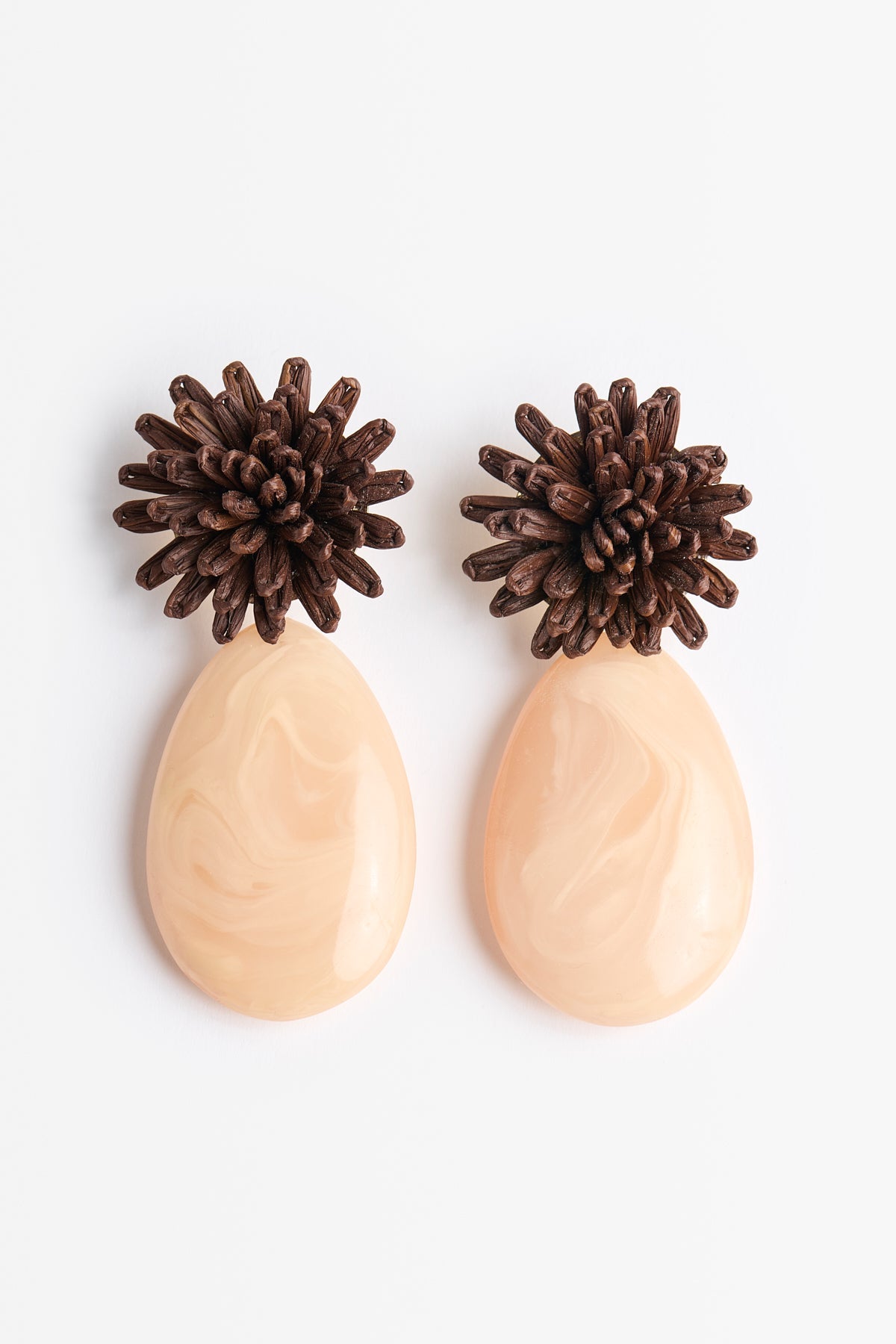 Pendientes Juno Beige