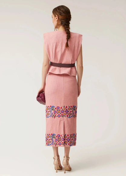 Chaleco Jacinta Rosa