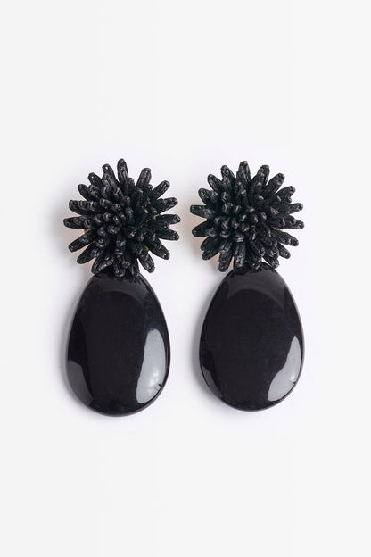 Pendientes Juno Negro