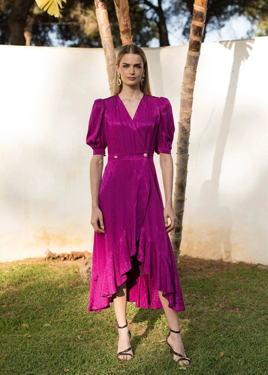 Vestido Katherine Vino