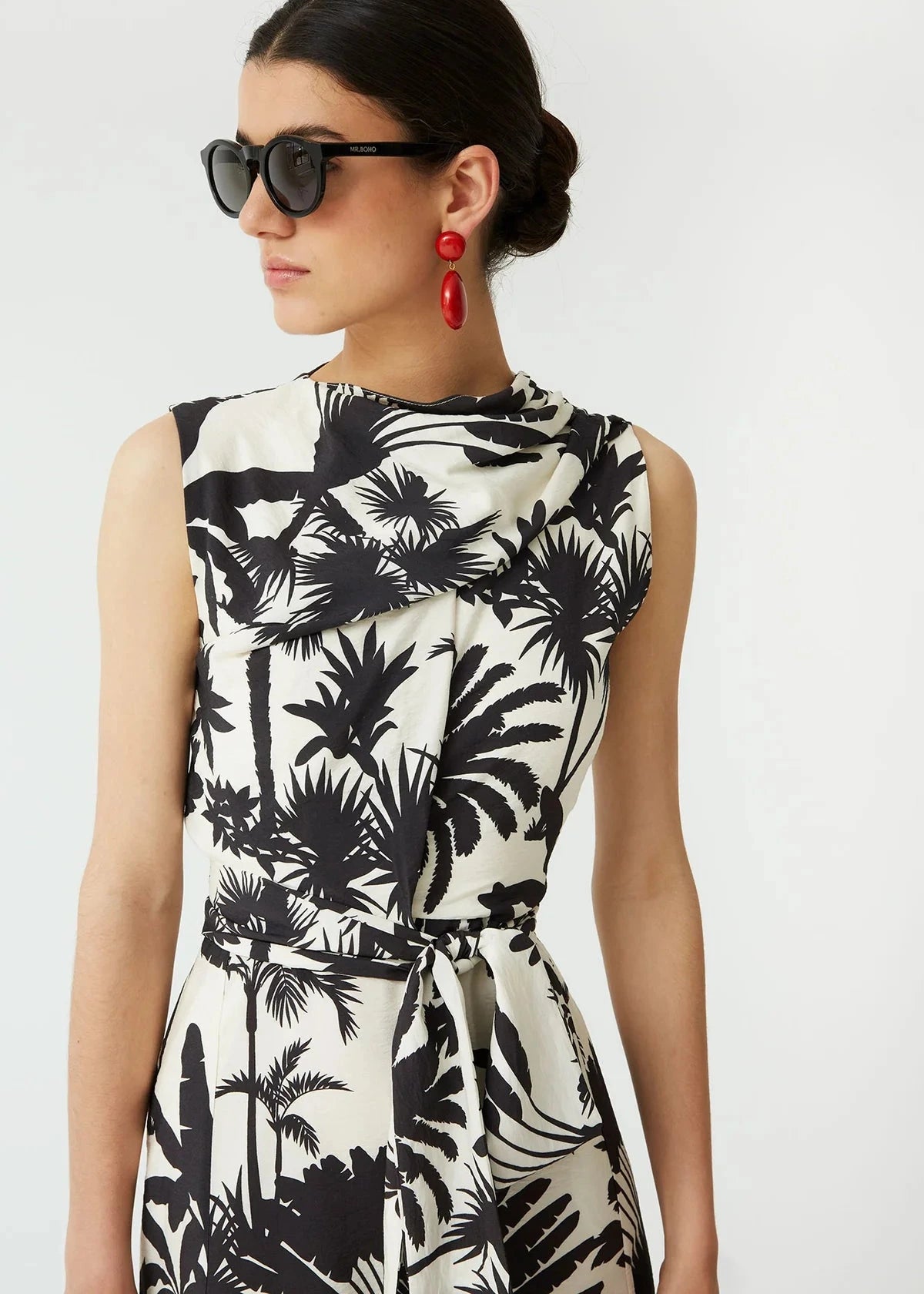 Vestido Levy Blanco/Negro