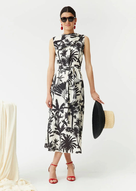 Vestido Levy Blanco/Negro