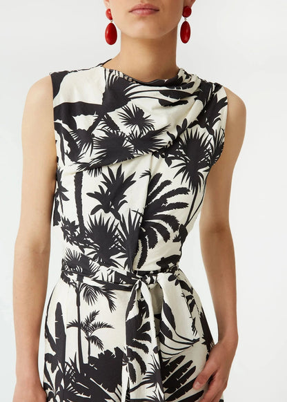 Vestido Levy Blanco/Negro