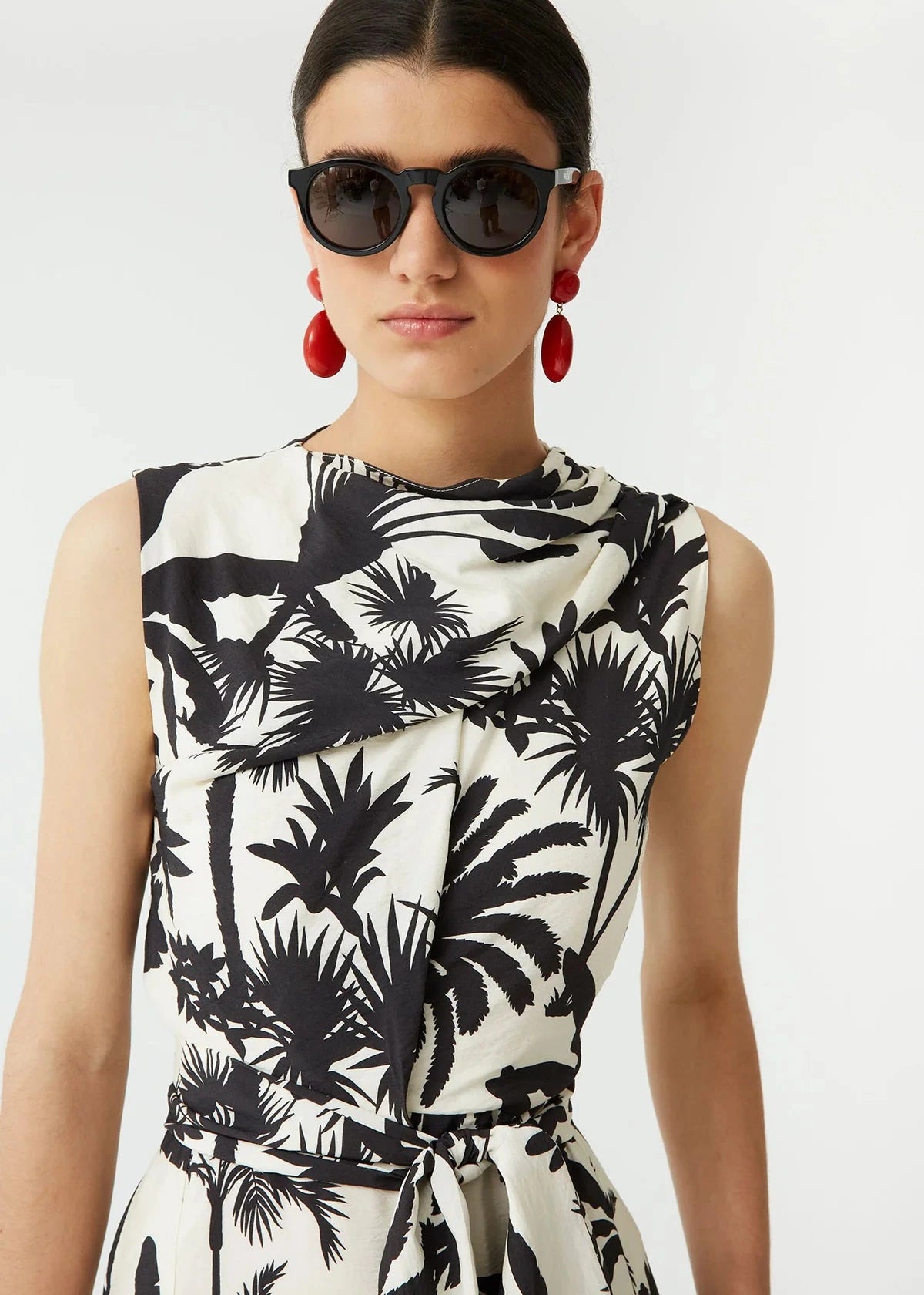 Vestido Levy Blanco/Negro