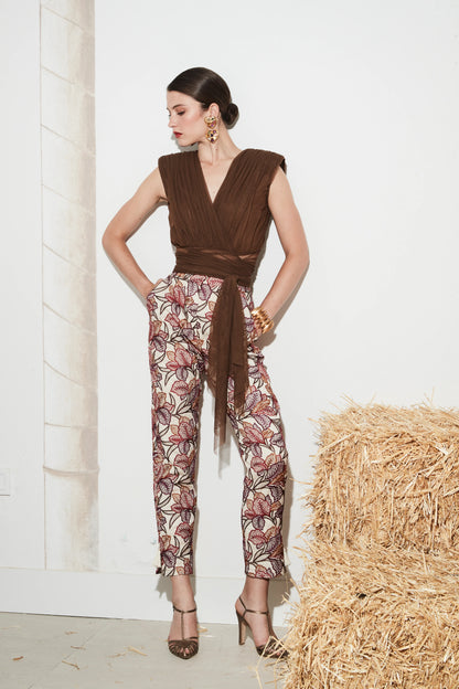 Camisa Lor Marrón Multiposición