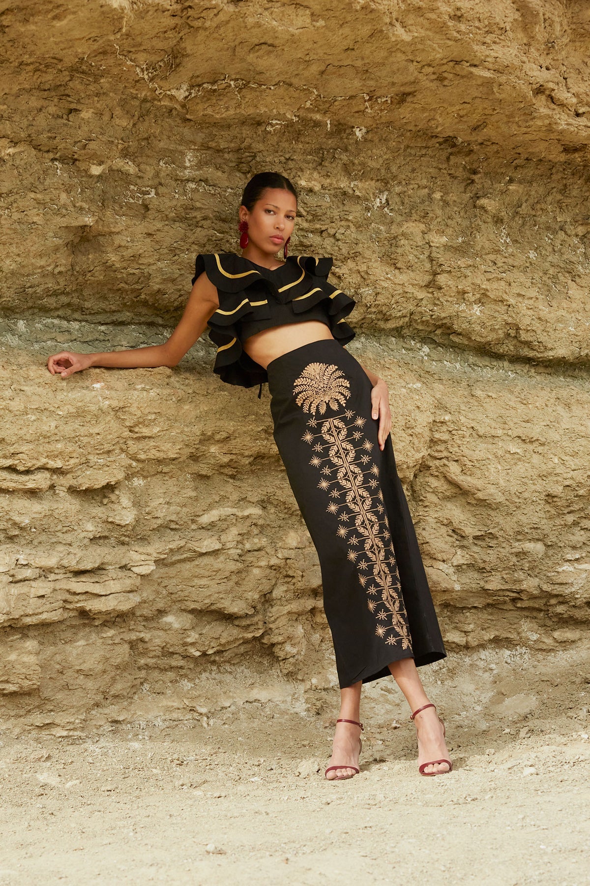 Conjunto Maldivas Negro