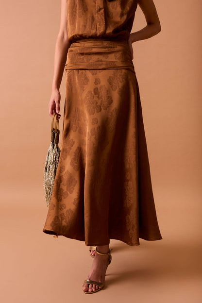 Vestido Martina Marrón