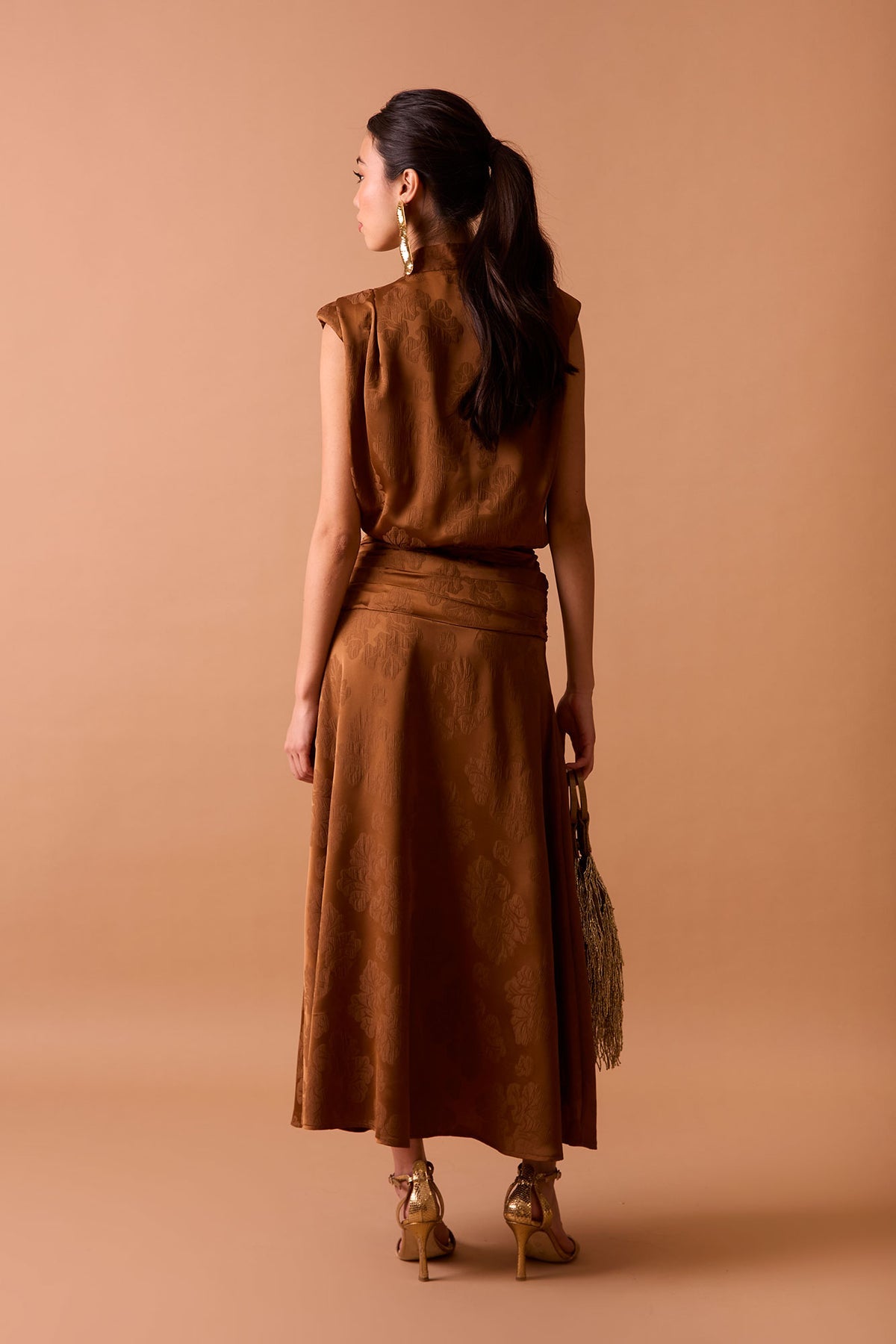 Vestido Martina Marrón