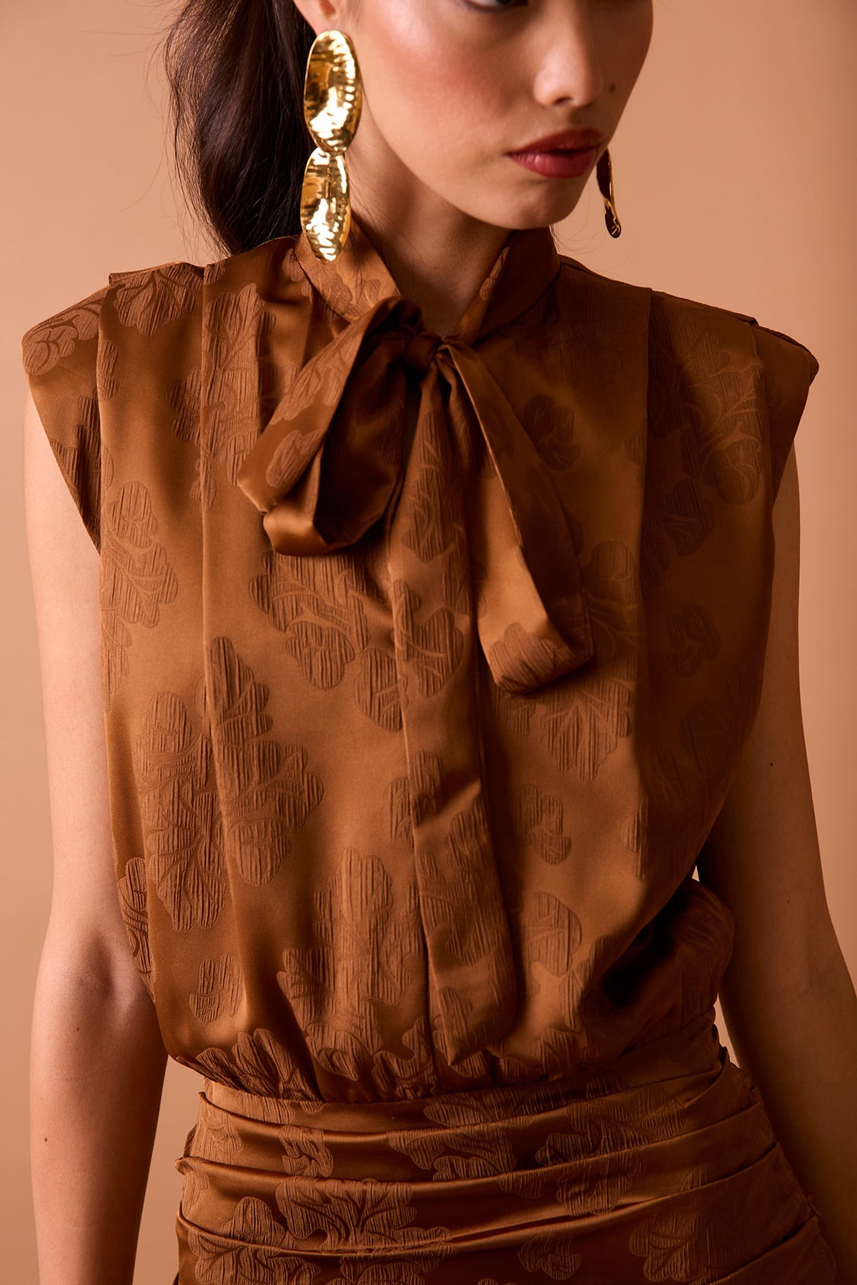 Vestido Martina Marrón