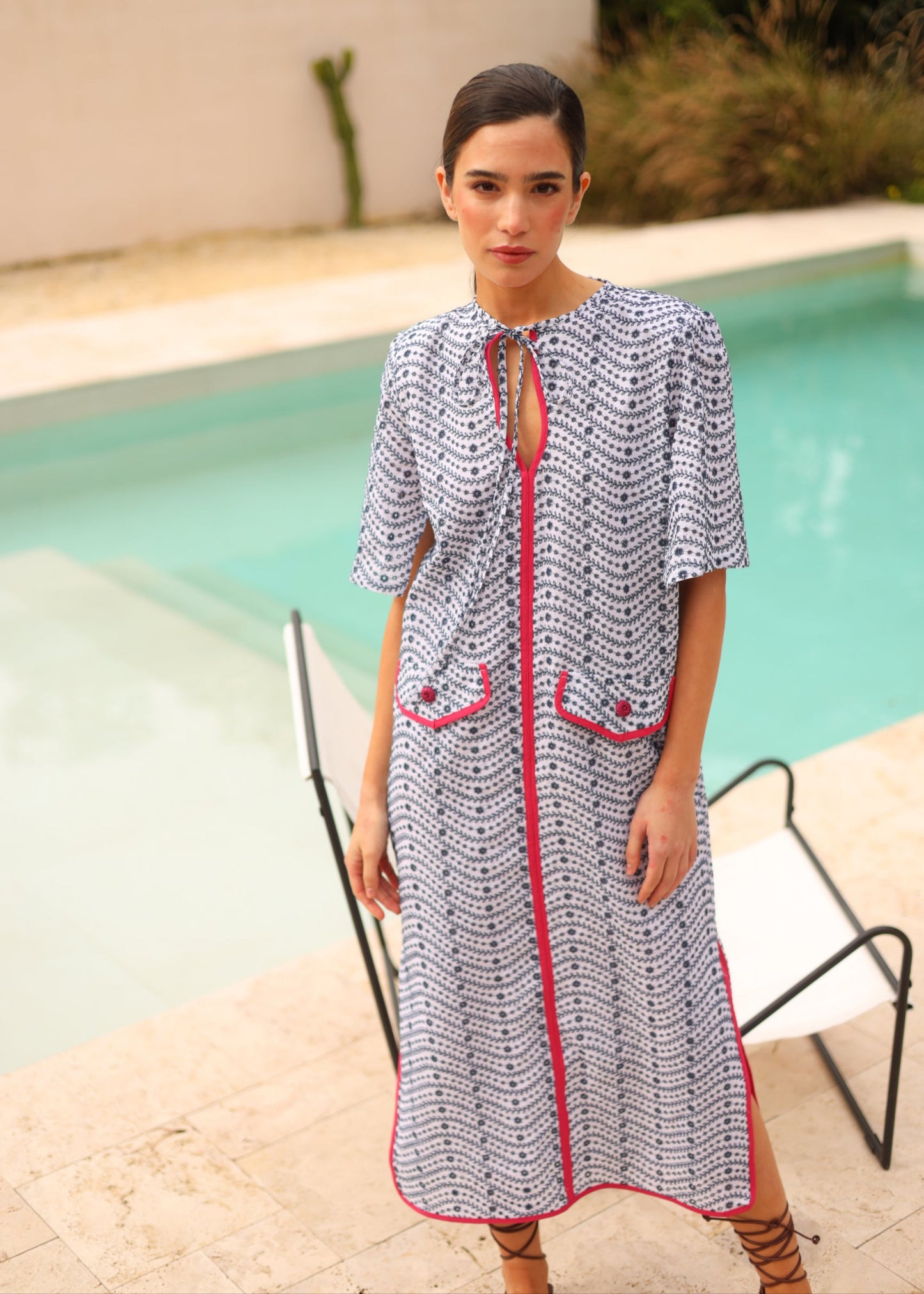 Vestido Maya Azul