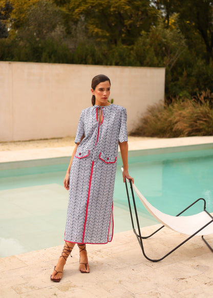 Vestido Maya Azul