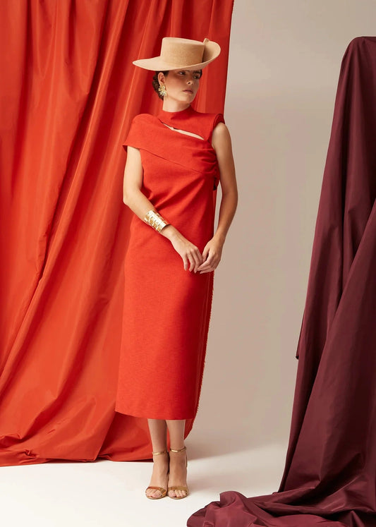 Vestido Melisa Naranja