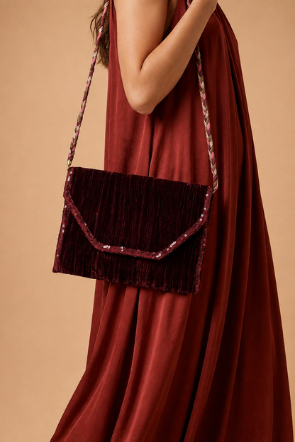 Cartera Muse Burdeos