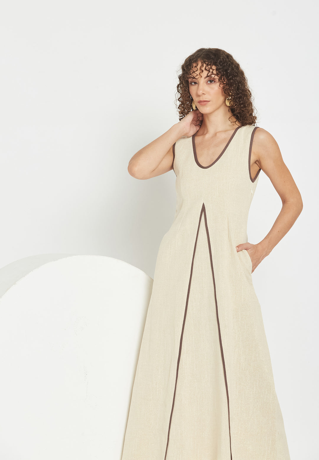 Vestido Naciente Sand