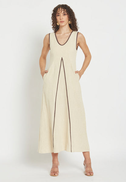 Vestido Naciente Sand