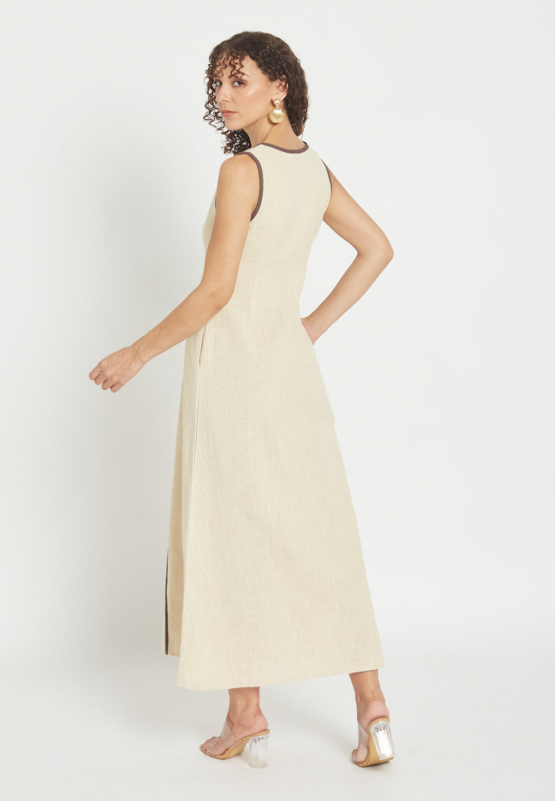 Vestido Naciente Sand