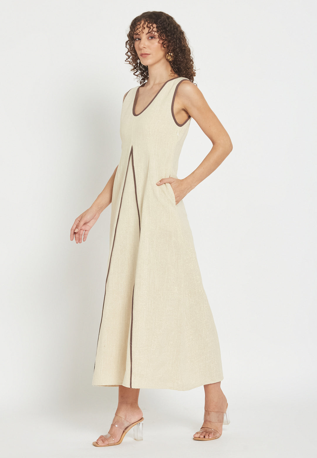 Vestido Naciente Sand