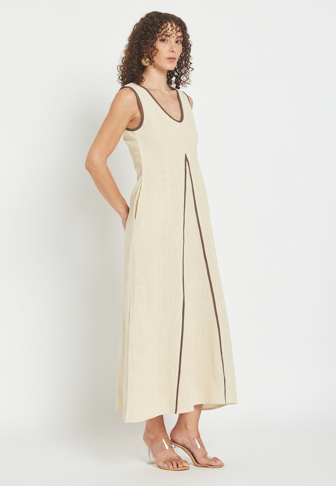 Vestido Naciente Sand