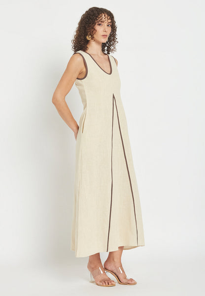 Vestido Naciente Sand