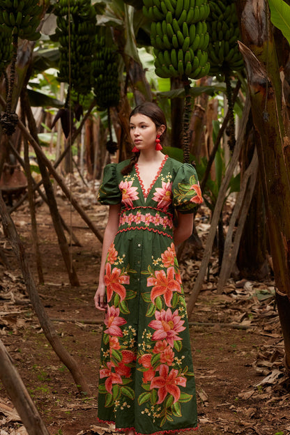 Vestido Narella Verde