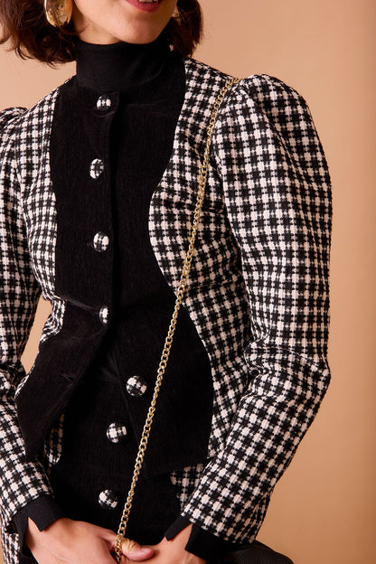 Chaqueta Noirel Blanco/Negro