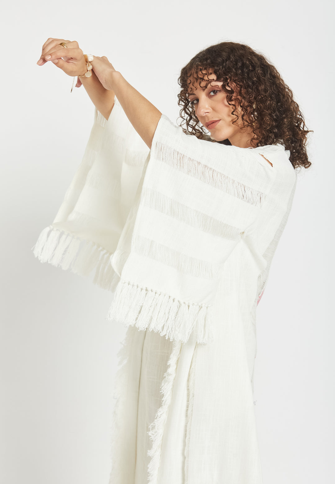 Kimono Ondelia Blanco